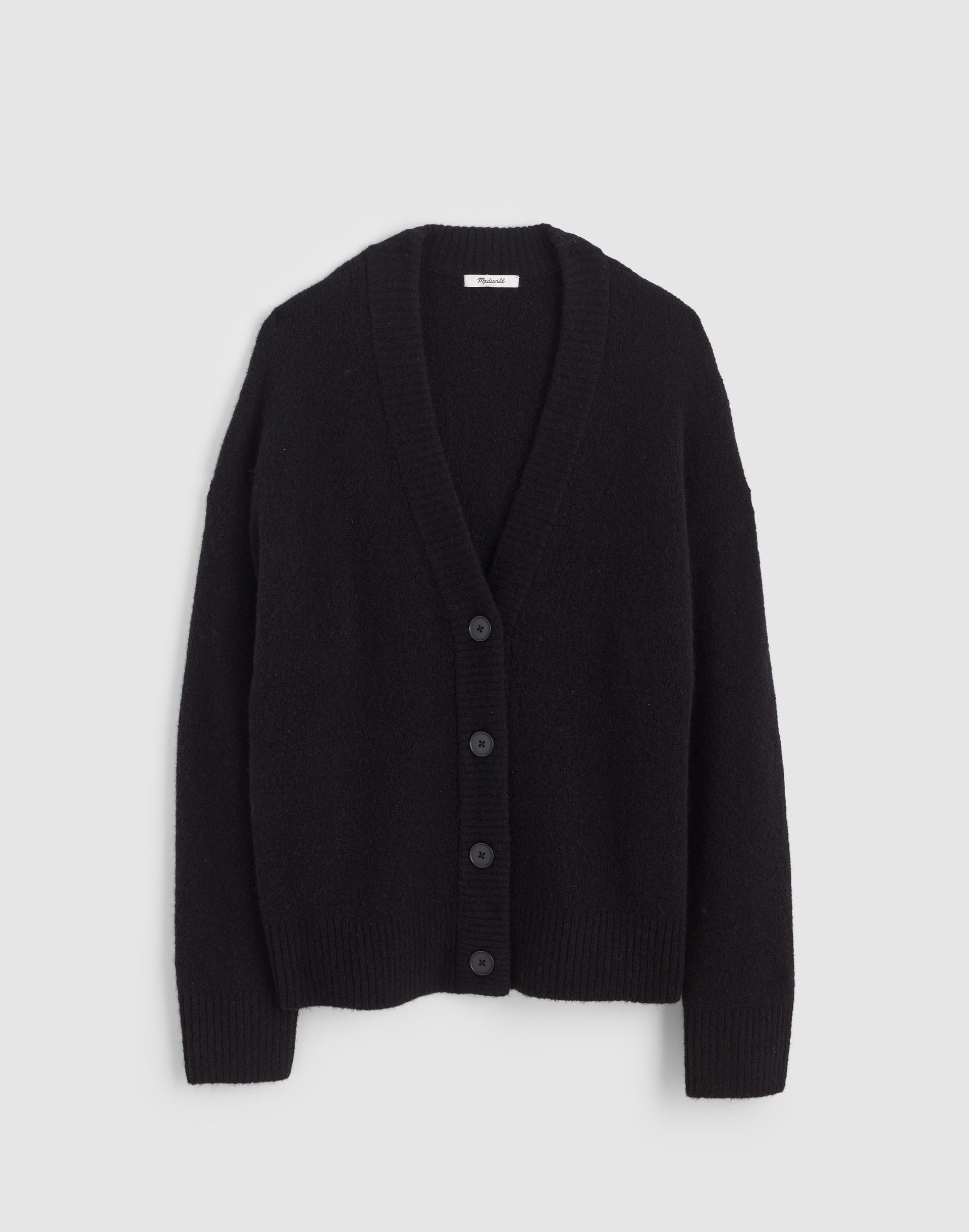 V-Neck Drop-Shoulder Cardigan