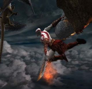 One of the best additions of God of War II is the remarkable aerial combat, which provides greats visuals, stunning design and plenty of exciting gameplay.