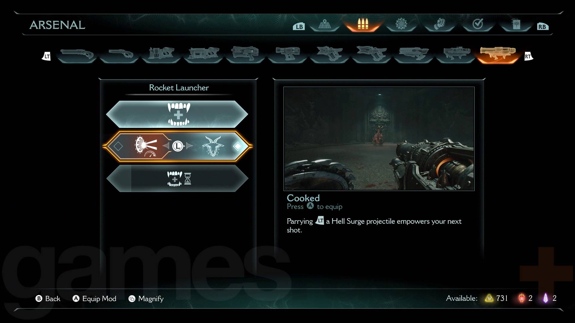 Doom The Dark Ages best upgrades for Rocket Launcher