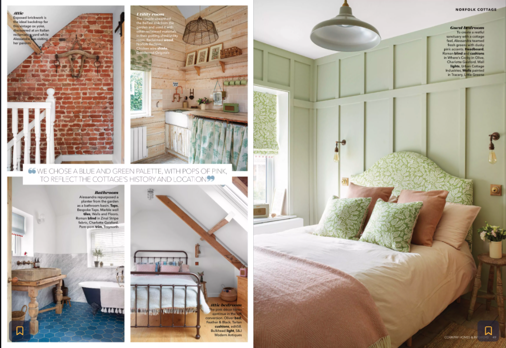 Country Homes & Interiors April 2021 issue pages