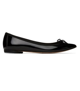 Black Brigitte Ballerina Flats