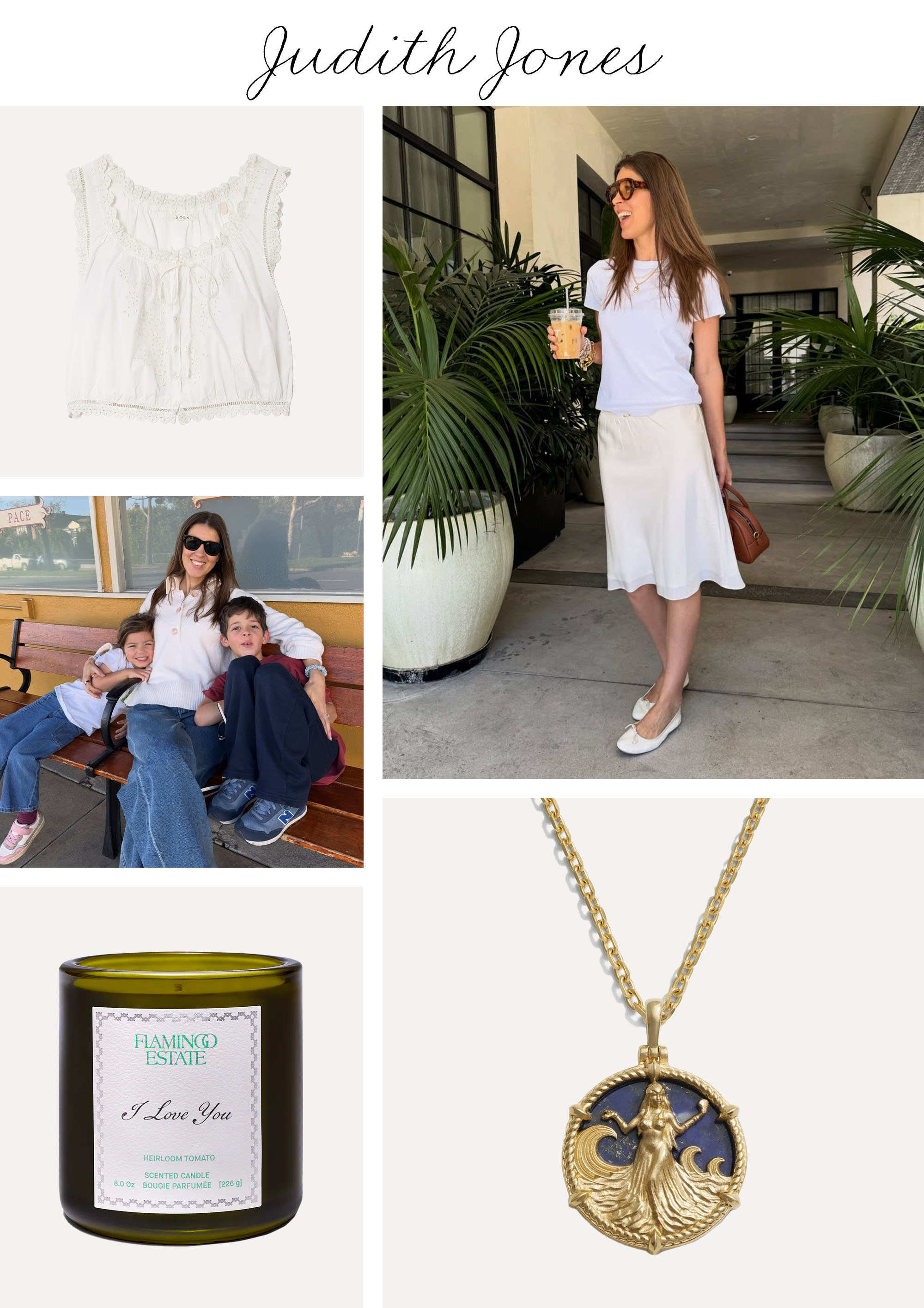 Judith Jones and her Mother's Day gift choices.