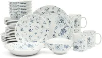 Martha Stewart Empress Bouquet Decorated Porcelain Dinnerware