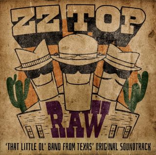 The cover of ZZ Top's forthcoming live album, Raw