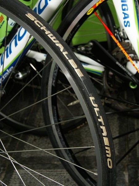 Franzoi ran Schwalbe Ultremo tubulars at this year's Ronde van Vlaanderen.