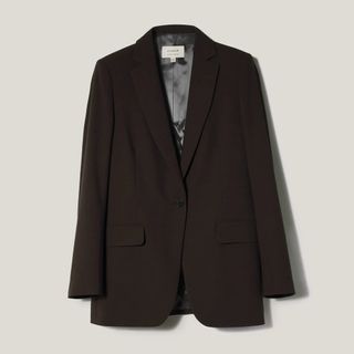 Knox Crosshatch Blazer | Brown