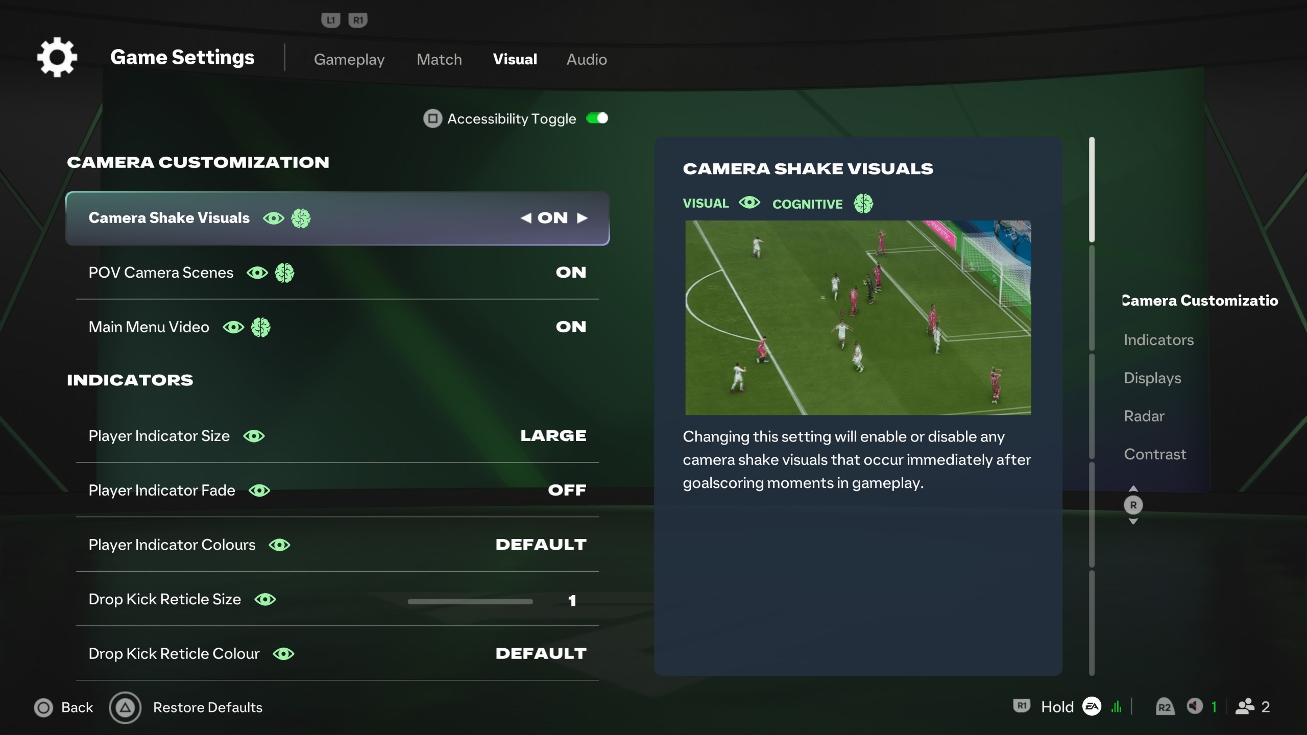 Screenshots from EA Sports FC 27