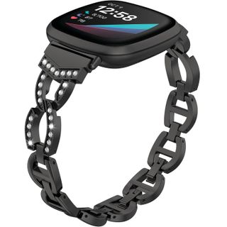 Huadea Bling Band Compatible with Fitbit Versa