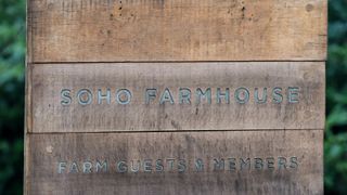 Soho Farmhouse sign