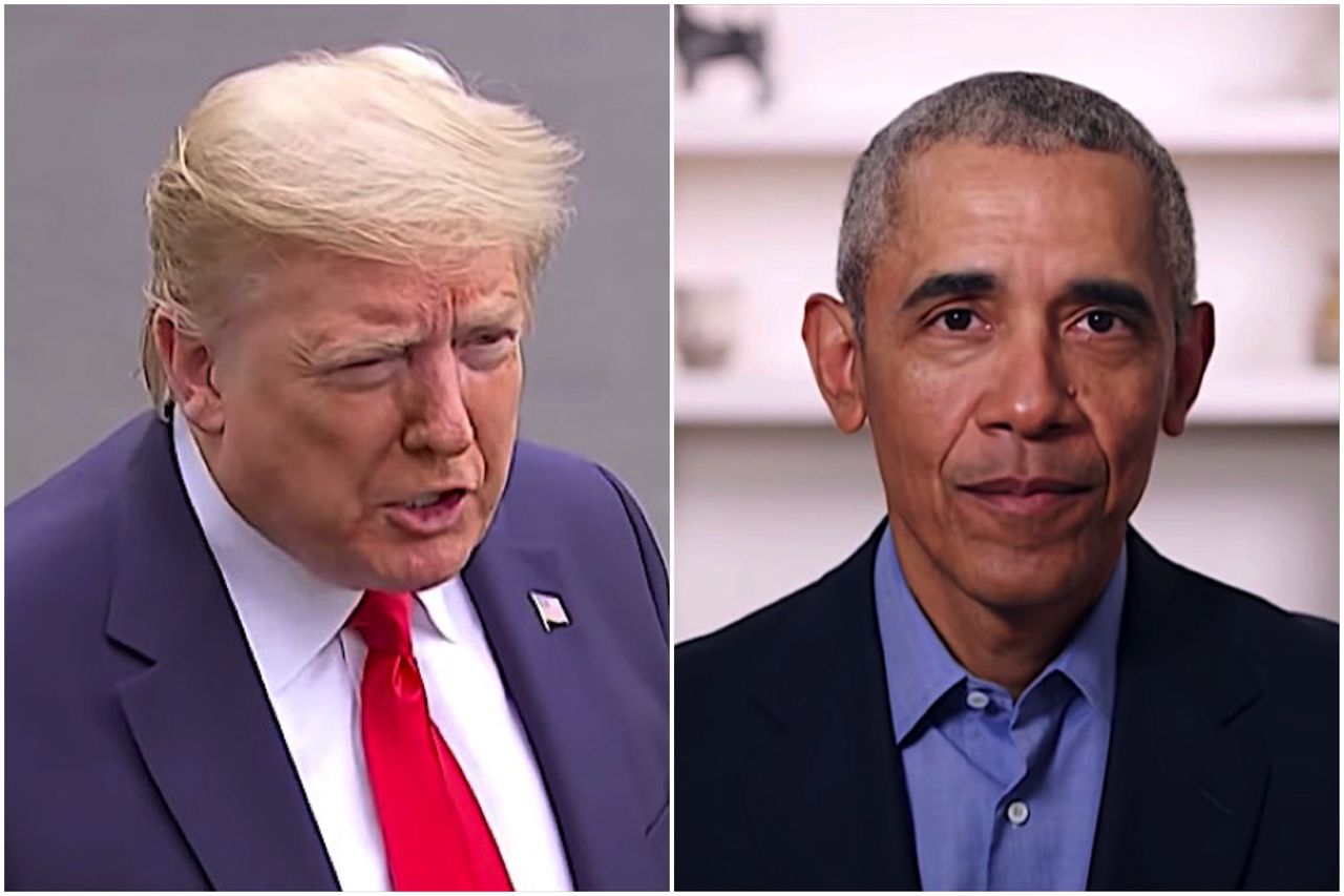 Trump and Obama