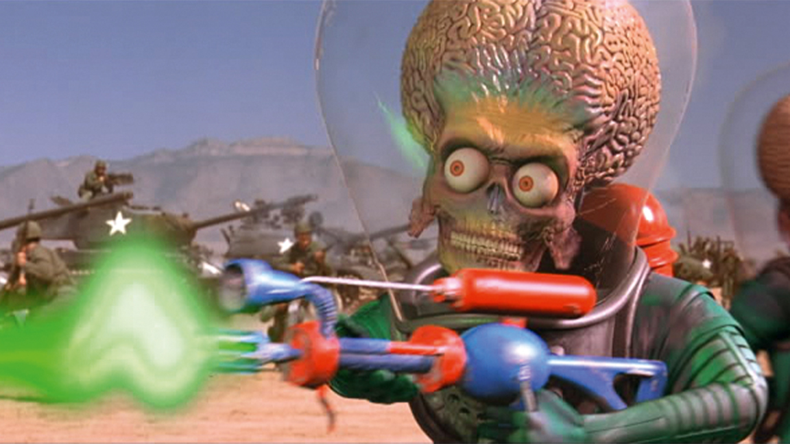 Best CGI movies of the 90s; skull looking aliens