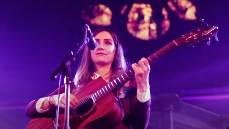 Fiona Fey onstage at Union Chapel in London