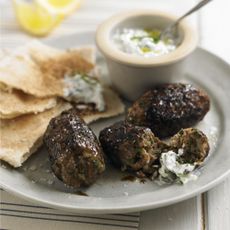 Lamn kofta with home make tzatziki recipe-recipes-recipe ideas-new recipes-woman and home