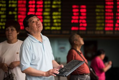 At the Shanghai Stock Market, how low can it go?