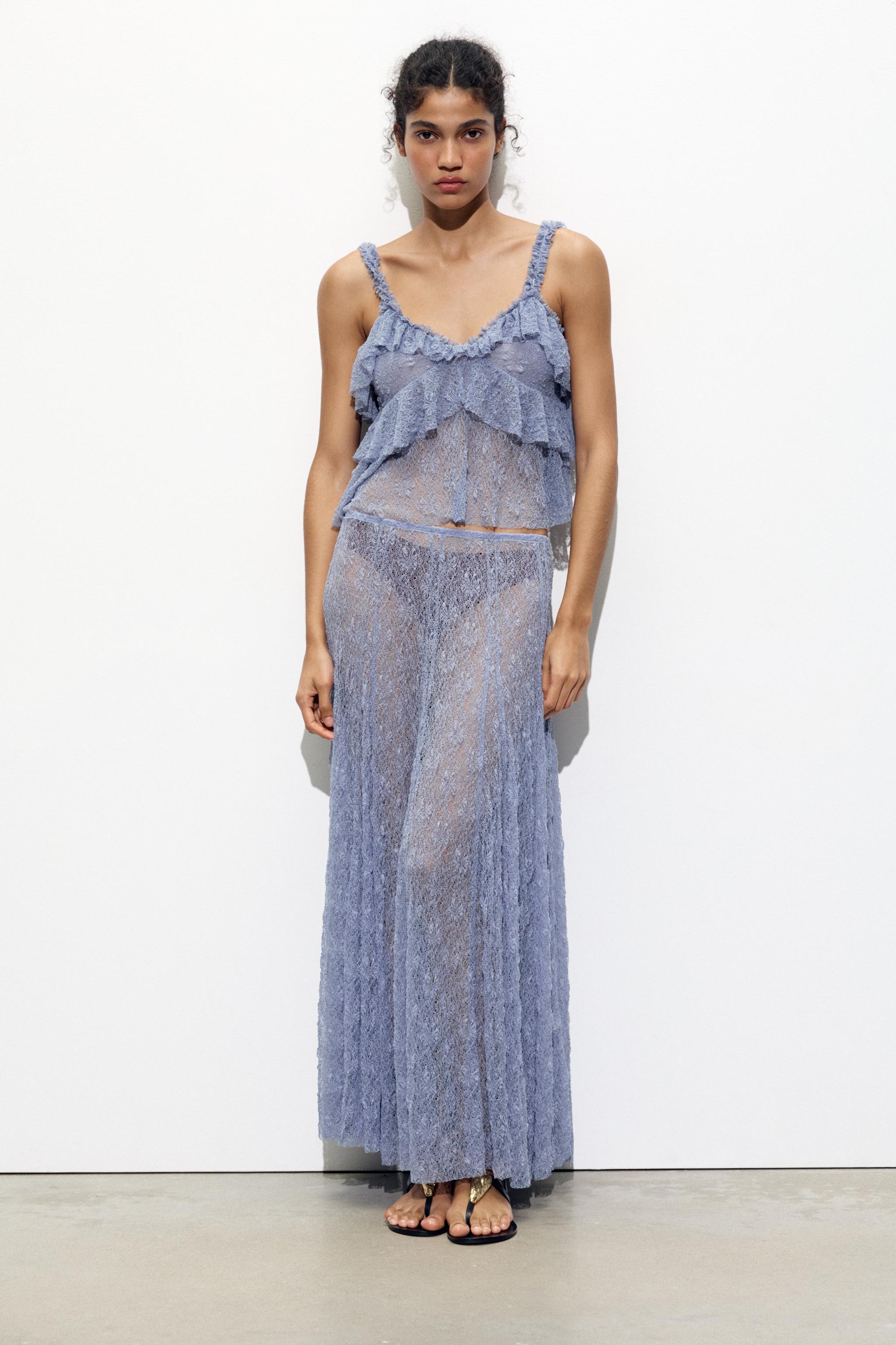 Long Lace Skirt