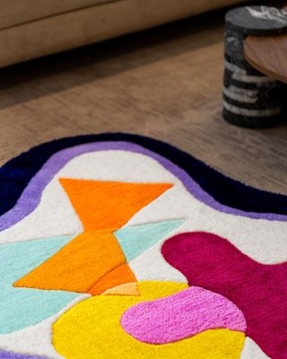 colourful Ikona rug by Karim Rashid for Sosomo rugs
