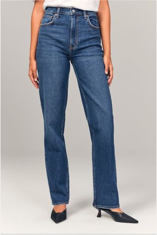 Abercrombie Ultra High Rise 90s Straight Jean