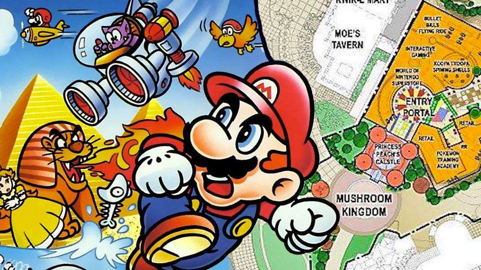 Super Nintendo World at Universal Studios plans leak the real Mario