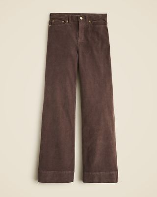 Wide-Leg Corduroy Trouser