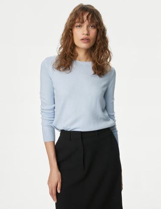 M&S Supersoft crew neck jumper