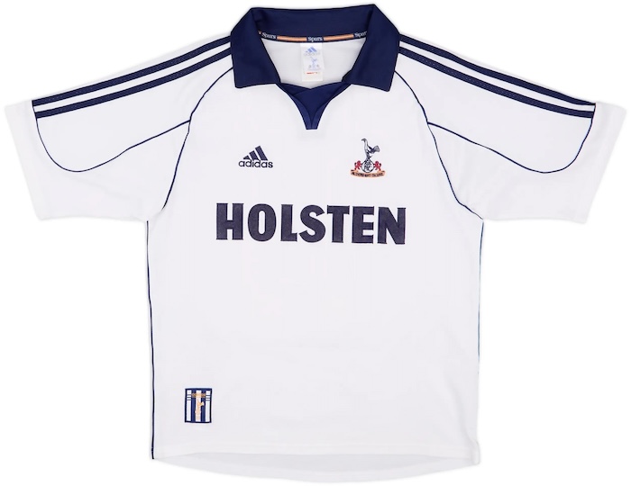 Tottenham Hotspur 1999-2001 home kit made by Adidas