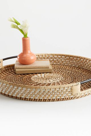 Best living room organizer: table tray from crate & barrel