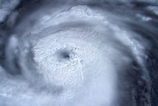 hurricane dorian from space