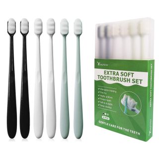 pack of soft bristle toothbrushes