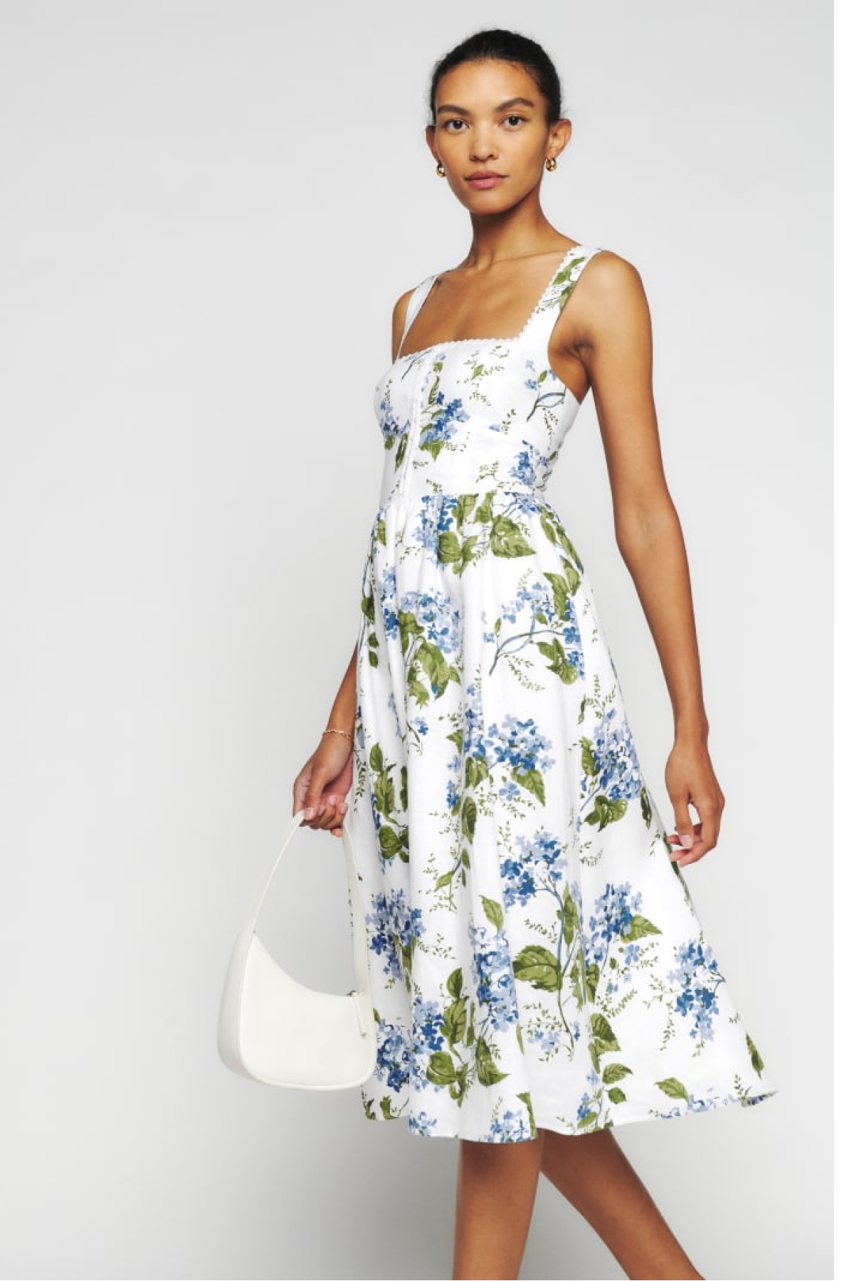 Reformation Tagliatelle Linen Dress
