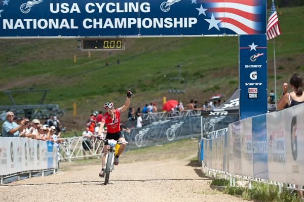 Planet Bike/Stevens/Kenda team racer Katie Compton simply dominated the field with a blistering, unmatched show of speed to claim her short track victory.