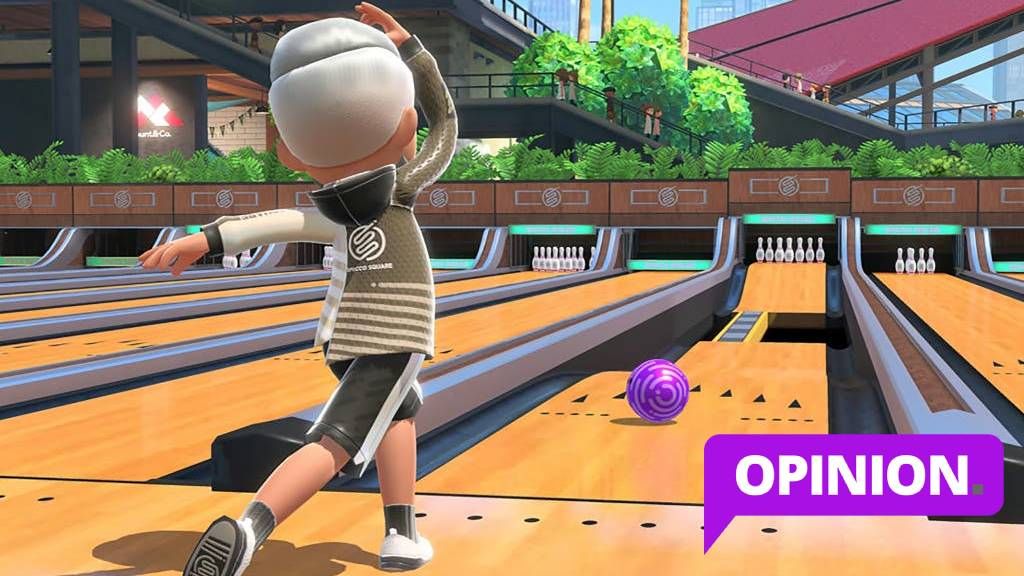 Nintendo Switch Sports bowling