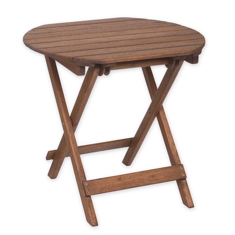 Highland Dunes Pedri Folding Wooden Adirondack Style Side Table "& Reviews" | Wayfair