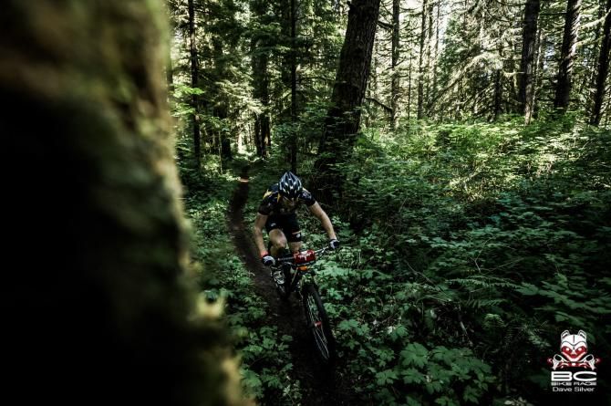 Kris Snedden of Kona is maintaining a slim margin as race leader.