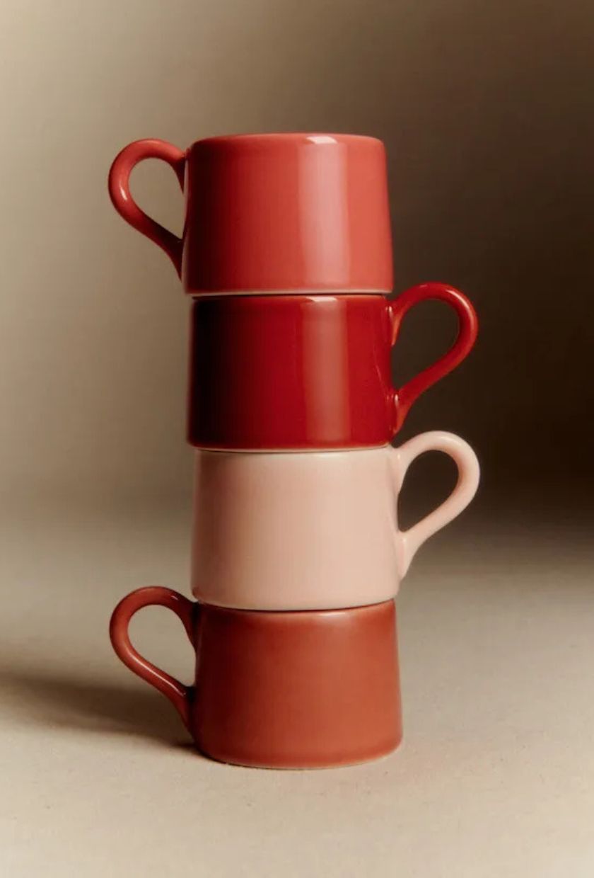 S&amp;eacute;zane, Set of 4 Espresso Cups