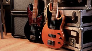 Shergold Telstar and Libertine Bass Guitars