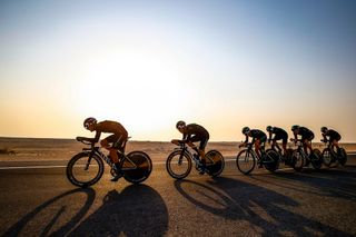 The Worlds TTT crossed the desert to get to the Pearl in Doha