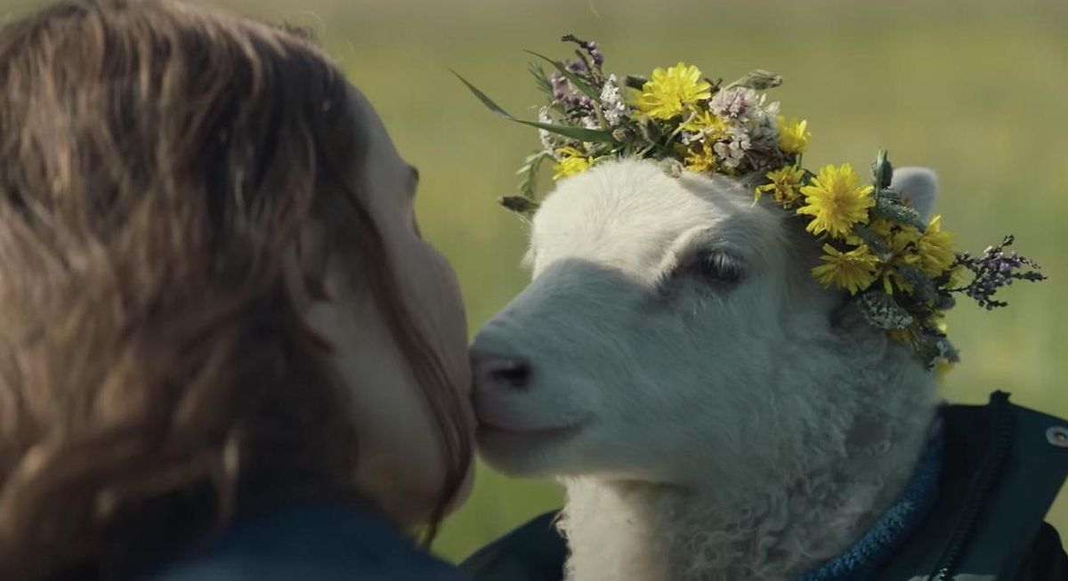 A sweet kiss in &#039;Lamb.&#039;