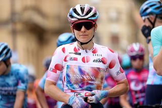 Elise Chabbey of Switzerland and Team CanyonSRAM Racing prior to the 1st Itzulia Women 2022 