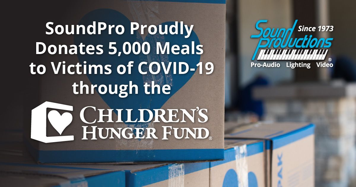 Sound Productions donates 5,000 meals to Sound Productions Donates 5,000 Meals