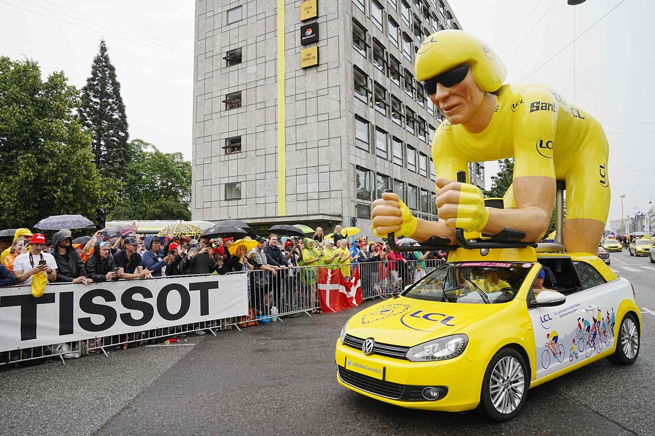 LCL vehicle from Tour de France publicity caravan in 2022