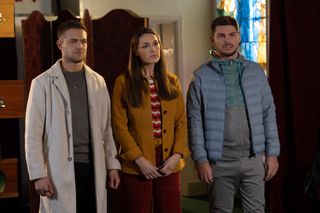 Ethan, Sienna and Ste are in for a very big shock in Hollyoaks.