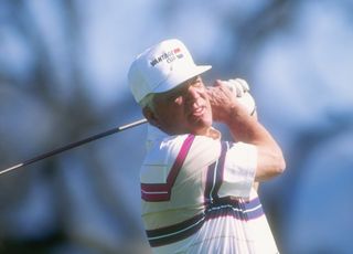 1968 Masters champion, Bob Goalby, in Senior Tour action in 1993