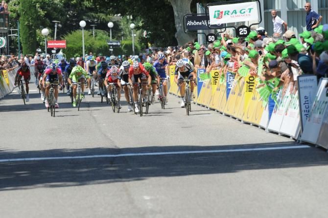 It was a close sprint right to the line