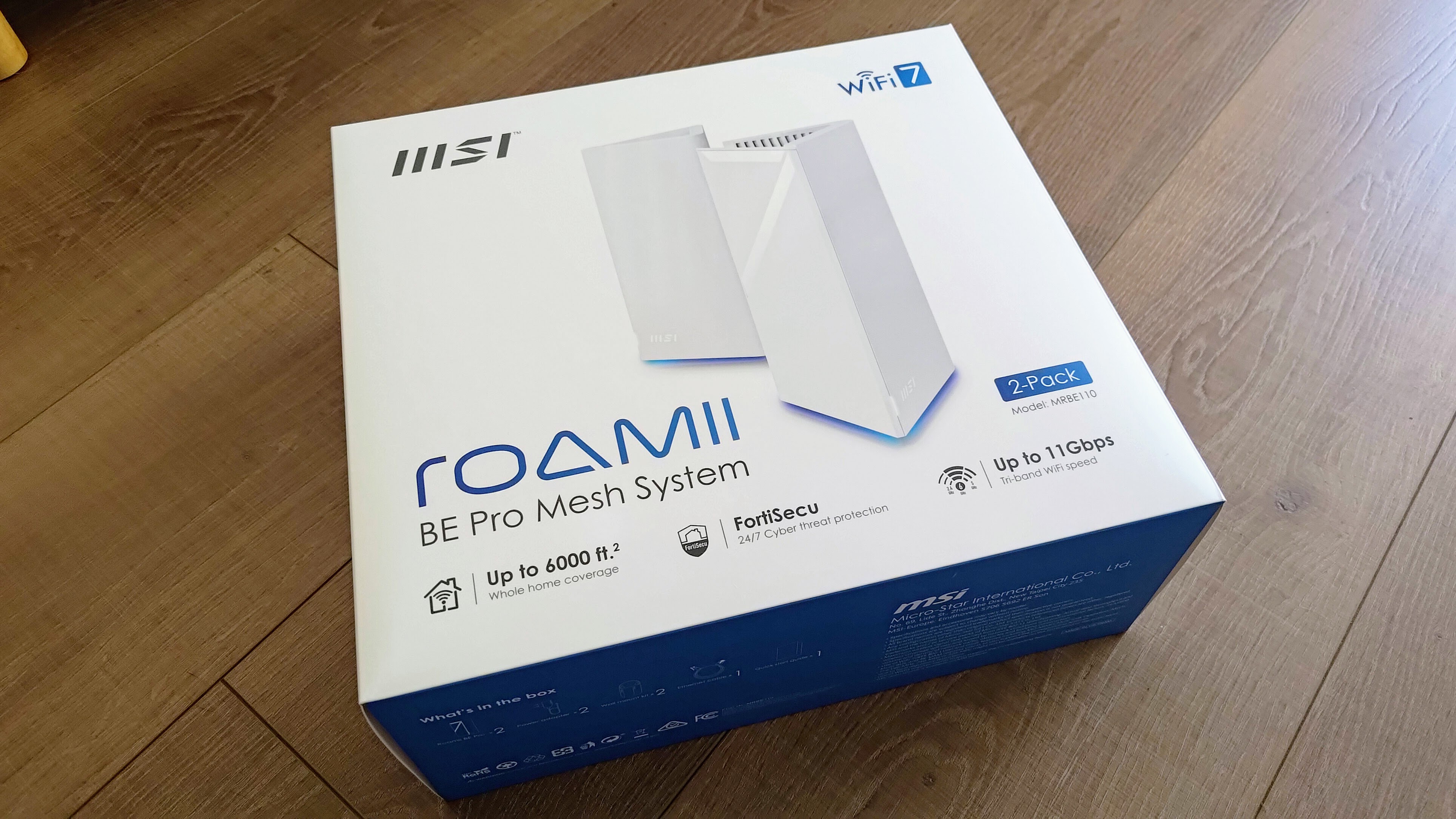 MSI Roamii BE Pro box