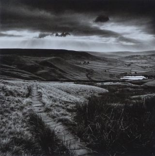 Black and white photo by Fay Godwin, from the 2023 exbibition Under a turbulent sky