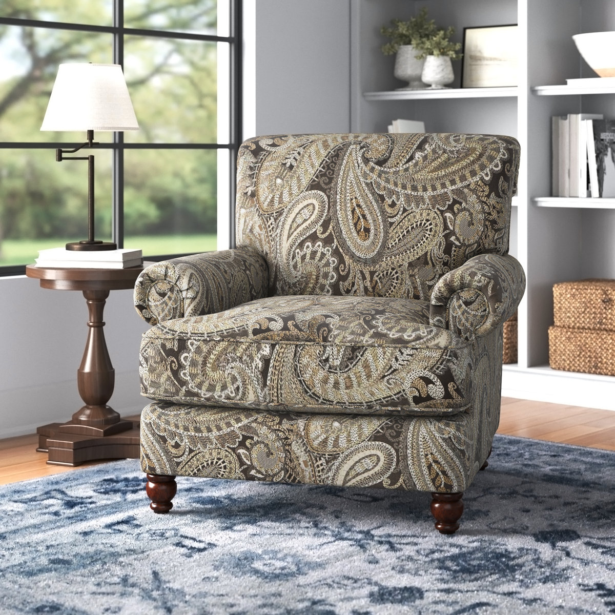 Three Posts&amp;trade; Freda 38" Wide Polyester Armchair &amp;amp; Reviews | Wayfair
