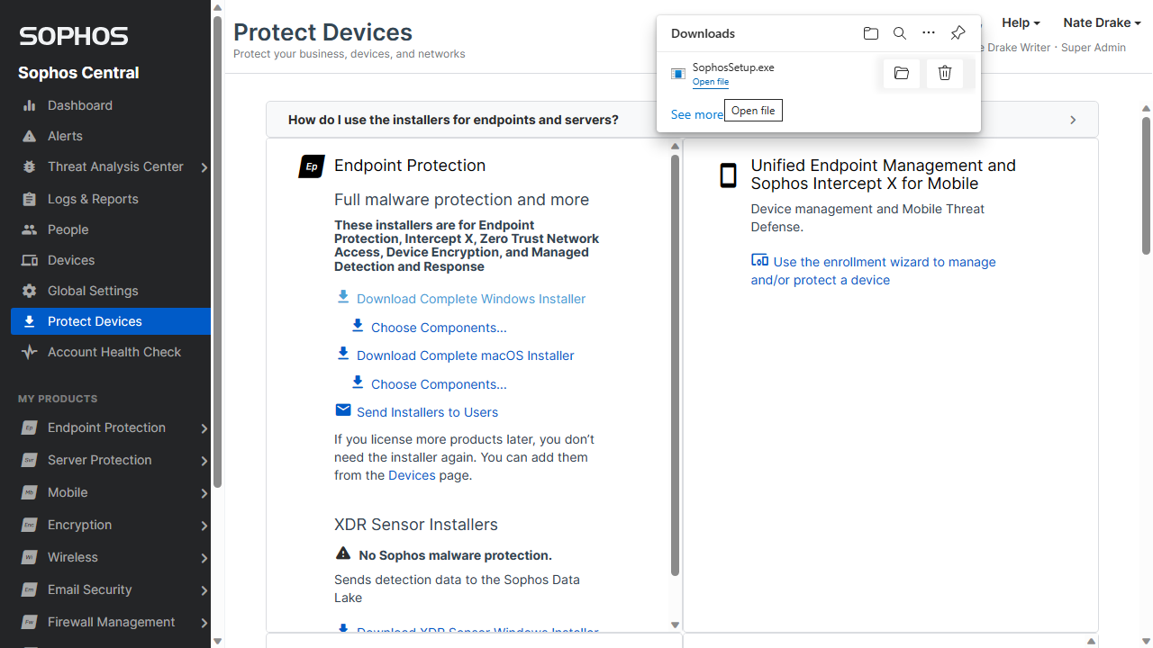 VMware Carbon Black Cloud: Setup