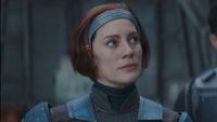 Katie Sackhoff in The Mandalorian. 