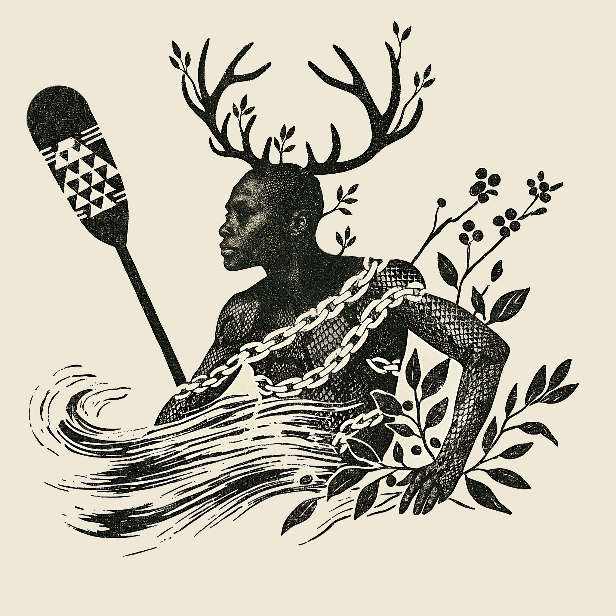 Digital illustration from artist Olaleken Jeyifous&amp;rsquo; Hydricosmic Litanies exhibition at Walker Art Center