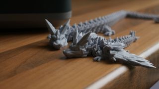 2 resin printed crystal dragons